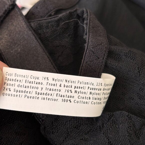 Maidenform Body Shaper Built in Bra Firm Control Lace Black 40D NWT $60 - Picture 10 of 11